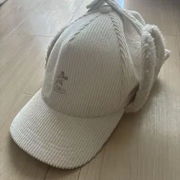 미키마우스 귀 코듀로이 모자