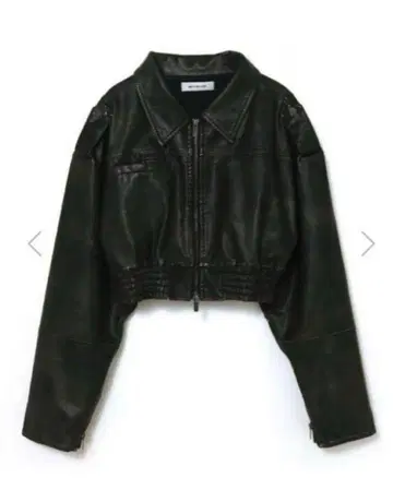 melt the lady fake leather jacket