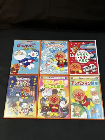 호빵맨 DVD 6장 모음 롤빵소녀와 코킨짱, 얼음성 등