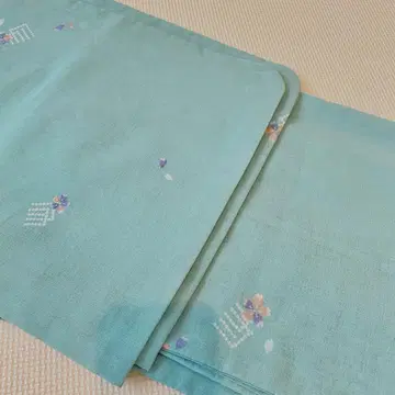 세탁 가능한 여름 기모노, 비침이 적은 겐지코 민트 그린