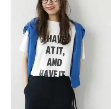 [새상품] 저널 스탠다드 레 HAVE IT 로고 티셔츠