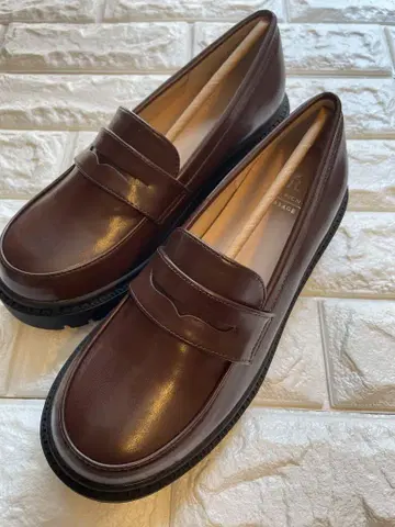 브라운 로퍼 합성 피혁