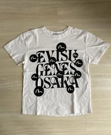 [ 초레어 ] EVISU 그래픽 프린트 T셔츠 사이즈 S