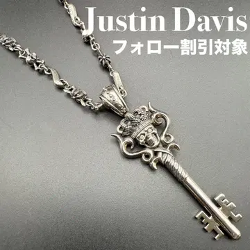 [컨디션 최상] Justin Davis 펜던트 & 목걸이 세트
