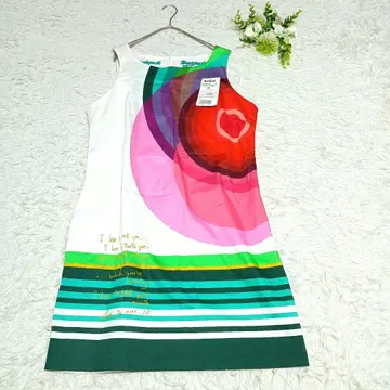 데시구알/Desigual/원피스/44/2XL 상당/멀티컬러/레인보우 컬러