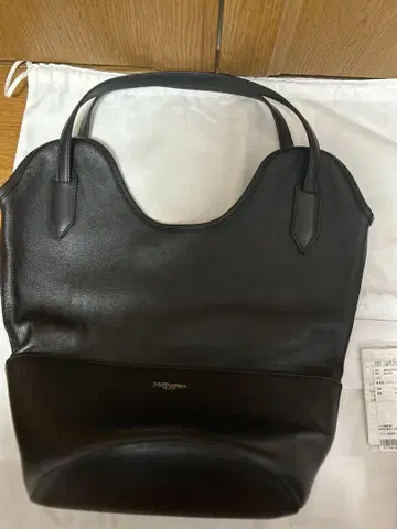 J&M 블랙 가죽 토트백 S