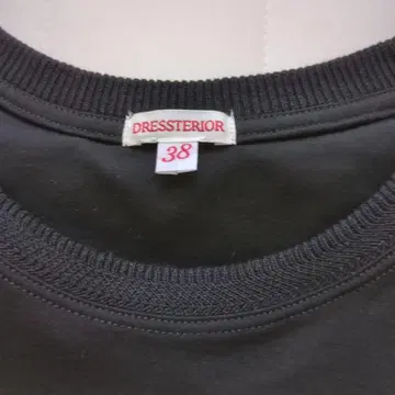 DRESSTERIOR 블랙 T셔츠 38 사이즈