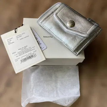 뷰티풀피플 riders petit wallet 실버