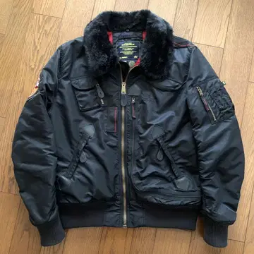ALPHA INDUSTRIES 블랙 MA-1 플라이트 자켓 L 사이즈