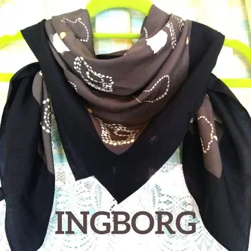 잉게보그 INGBORG 대형 스카프 95 x 95