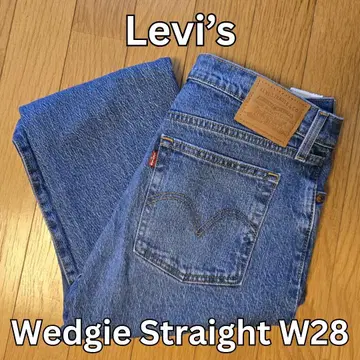Levi's Wedgie Straight 데님 W28 X L26
