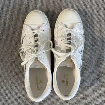 컨버스 올스타 쿠페 메니 스타즈 OX 화이트 24cm