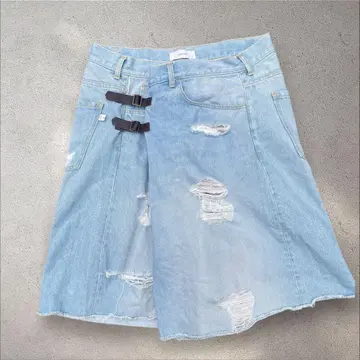 FACETASM DAMAGE QUILT SHORTS XL