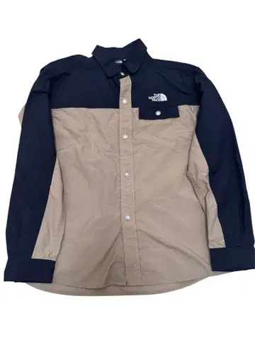 THE NORTH FACE 긴팔 셔츠 150 네이비/베이지