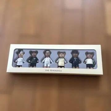 THE PENINSULA 미니 베어 피규어 6개 세트