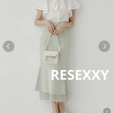 [새상품급] RESEXXY 시어 헴 머메이드 스커트