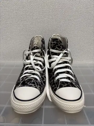[미사용 새상품] CONVERSE ALL STAR 하이컷 레오파드 무늬