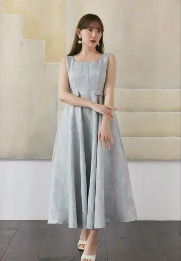 Herlipto Classic Floral Jacquard Dress M