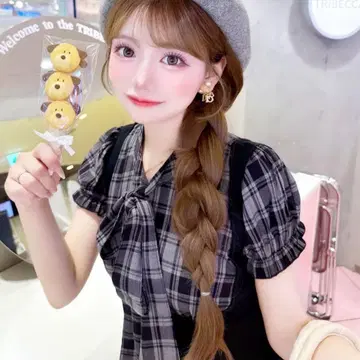 미개봉 새상품 다리치 레이어드 라이크 보우타이 니트 미니 원피스 FREE