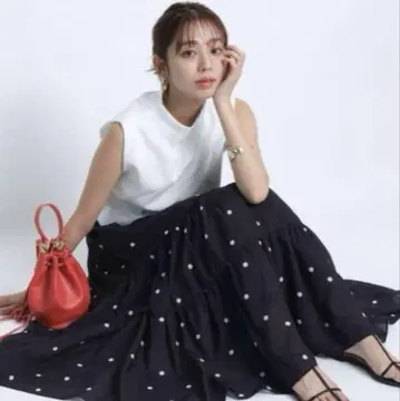 JUSGLITTY 저스글리티 도트 캉캉 스커트