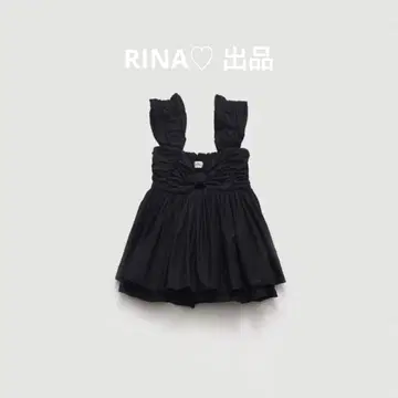The barnnet 오프숄더 리본 포함 상의