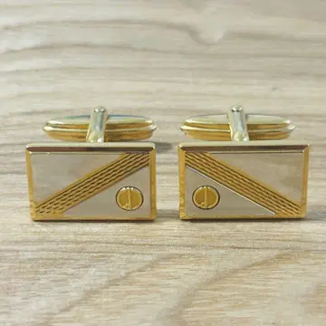 [고급] DUNHILL 던힐 넥타이핀 d로고 골드 x 실버