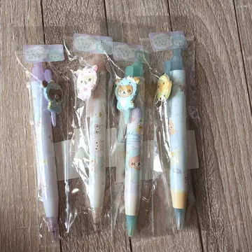 리락쿠마 피규어 볼펜 & 샤프 4세트