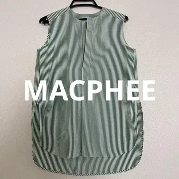 MACPHEE 스트라이프 스키퍼 셔츠 투모로우랜드
