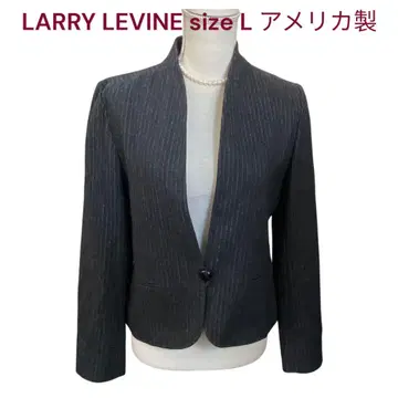 새상품급 랠리 레빈 스트라이프 노카라 자켓 L, 11호