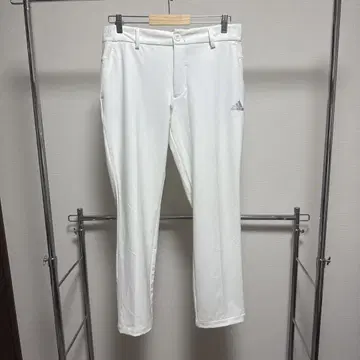adidas 화이트 골프 팬츠