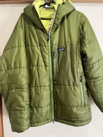patagonia 더스 파카 스플라우트 그린 M 사이즈