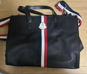 MONCLER 스트라이프 디자인 토트백