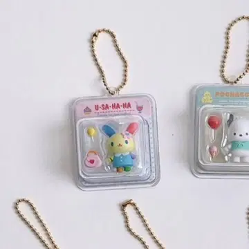 산리오 캐릭터즈 미니어처 패키지 참 우사하나 익명 배송