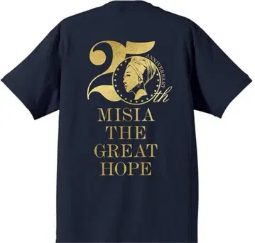 Misia 미샤 25ththe great hope 투어 T셔츠 블랙