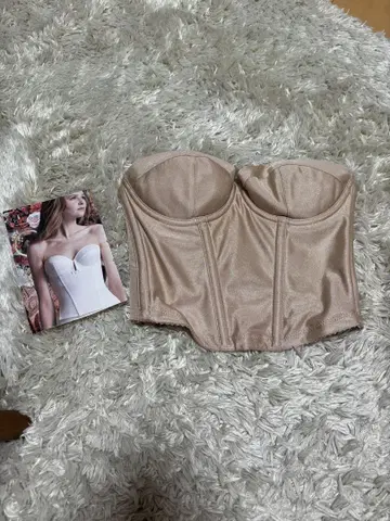베이지 코르셋 스타일 브라이덜 이너 B70