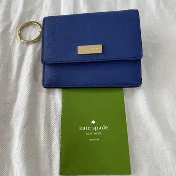 kate spade 케이트 스페이드 접이식 지갑 파랑