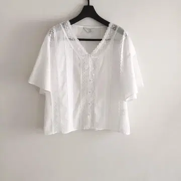 SLOBE IENA 슬로브 이에나 마니 레이스 V넥 블라우스 FREE