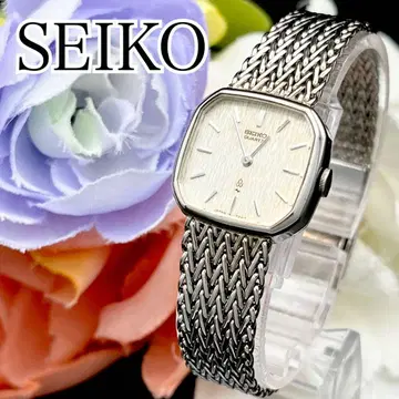 작동 손목시계 SEIKO 세이코 실버 여성용 새 배터리 J14