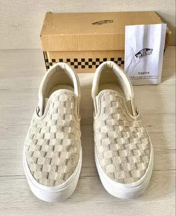 Vans 클래식 슬립온 엠보스 체커보드 남성용 사이즈 10