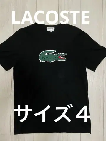 LACOSTE 블랙 티셔츠 US M