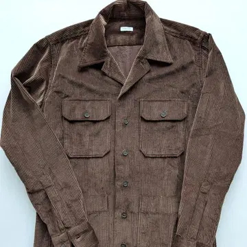 ORIAN 사파리 셔츠 코듀로이 M 이탈리아제