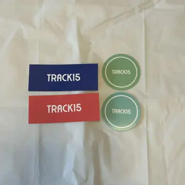 TRACK15 로고 스티커 4종 세트