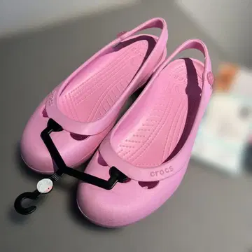 crocs 핑크 샌들 25cm 미사용 새상품
