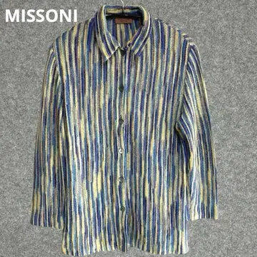 MISSONI 빈티지 스트라이프 패턴 긴팔 셔츠