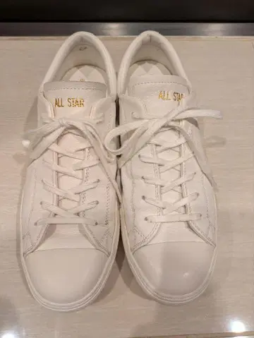 CONVERSE ALL STAR COUPE OX 가죽 스니커즈 화이트