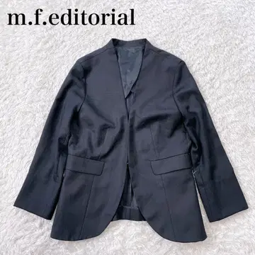 새상품급 엠에프에디토리얼 노카라 자켓 수트 세탁 가능 최근 모델