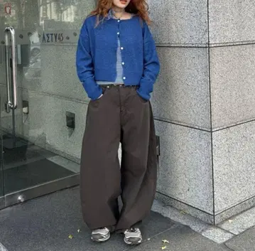 NUGU Nerd 와이드 데님 카키