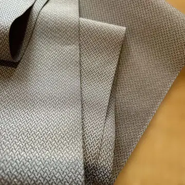 순수 실크 오비 원단 무지 그레이