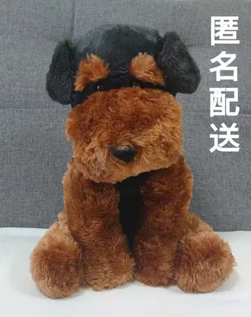 늘어진 슈나우저 웰컴 울트라 BIG 쿠로챠 봉제 인형