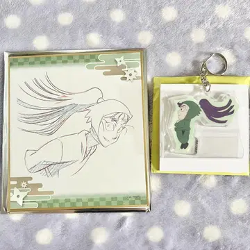 닌타마 란타로 군사 체험전 아크릴 키링 원화 미니 색지 타치바나 센조